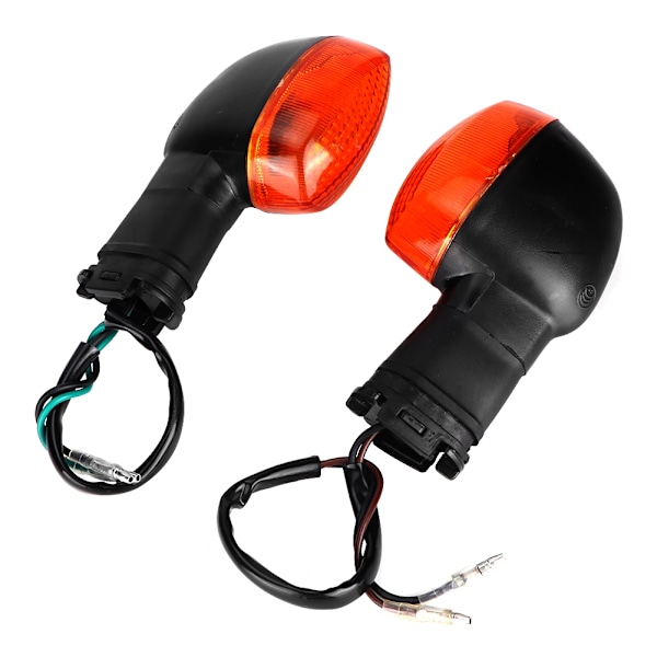 2PCS Motorcykelmodifiering Blinkerslampa Passar för YAMAHA R1-tillbehör (svart och gul)