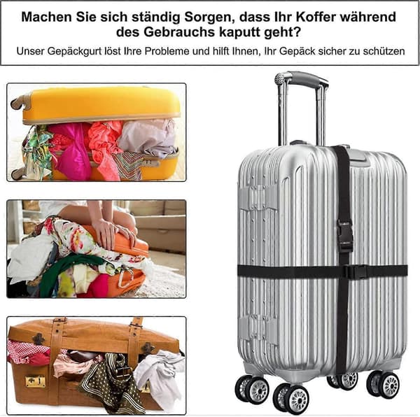 Kuffertrem, Kuffertremme, 2 stk., Bagagerem, Bagagerem