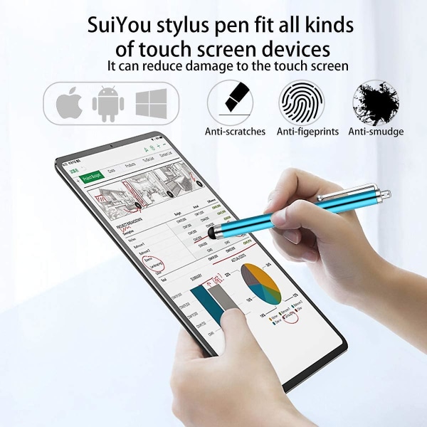 22 stk Stylus Pen til iPad Kindle og alle kapacitive skærmenheder