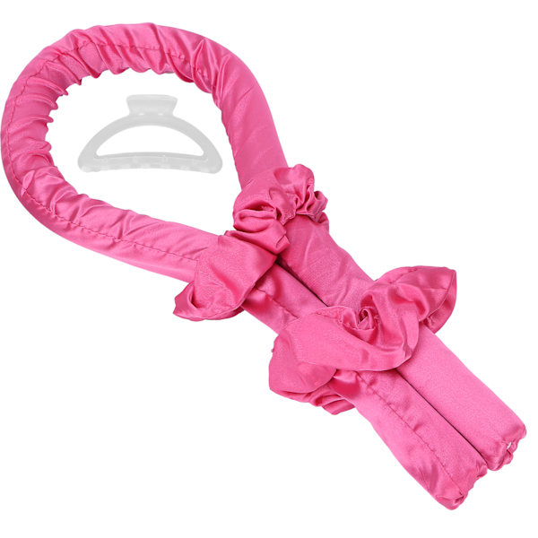 Curling Foam Hårrulle Varmefri Hårruller Pandebånd DIY Sove Hår Curling Tool Rose Red