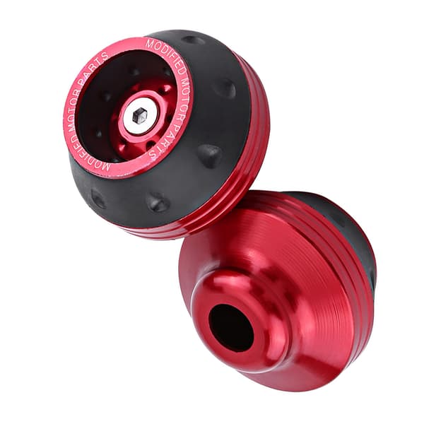 CNC Aluminium Front Fork Wheel Frame Sliders Motorcycle Crash Protector Scooter Moped Red