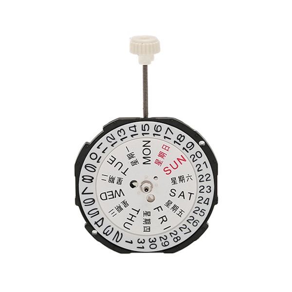 SL28 Dual Calendar Quartz Movement 3 Hands Watch Movement Ersättningsdelar Tillbehör för urmakare