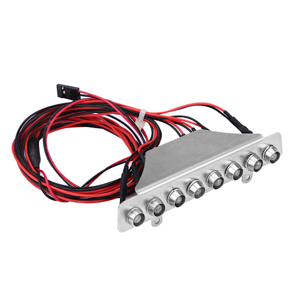 8 LED-lysdioder Light Bar Hvit Rød Baklyslampe Tilbehørsdel for TRAXXAS UDR 1/7 lastebil RC Car