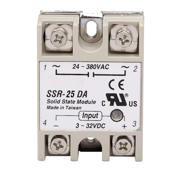 Single Phase Solid State Relay Low Noise No Spark Relay Module for Power Control Application SSR 25DA