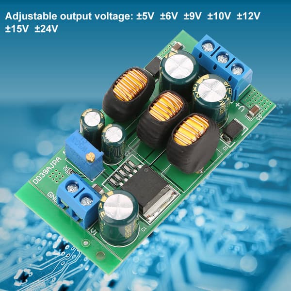 20W DC-DC 5-30V - ±5 -24V Step up Step down Boost Buck -muunninmoduuli (liittimellä)