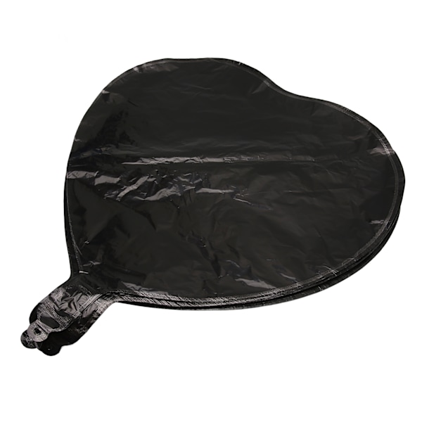 50 stk. Hjerteballoner 45 cm Sort Romantisk Multifunktionel Holdbar Festballoner til Bryllup Fødselsdag Ferie