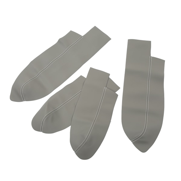 4-pack Dörrpanel Armstödsöverdrag i Mikrofiberläder Ersättning för CRV 2007‑2011 Grå