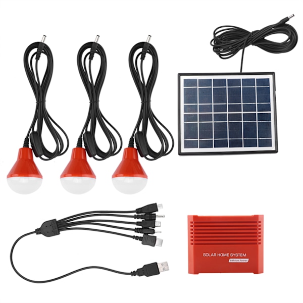 4W solcellepanel USB oppladbar bærbar batteri 3,7V solenergi