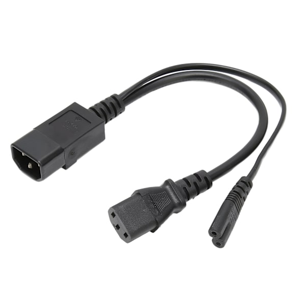 IEC320 C14 uros C13 C7 naaras virtajohto Vedenkestävä IEC320 virtajohto projektoreille 100‑250V 32cm