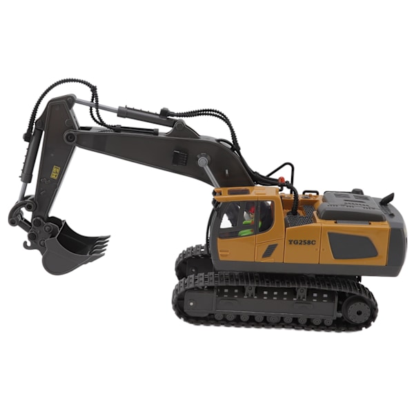 Fjärrstyrd grävmaskin 1:20 High Simulation 2,4G Signal Framåt Bakåt Vänster Höger RC Grävmaskin för barn över 6 år