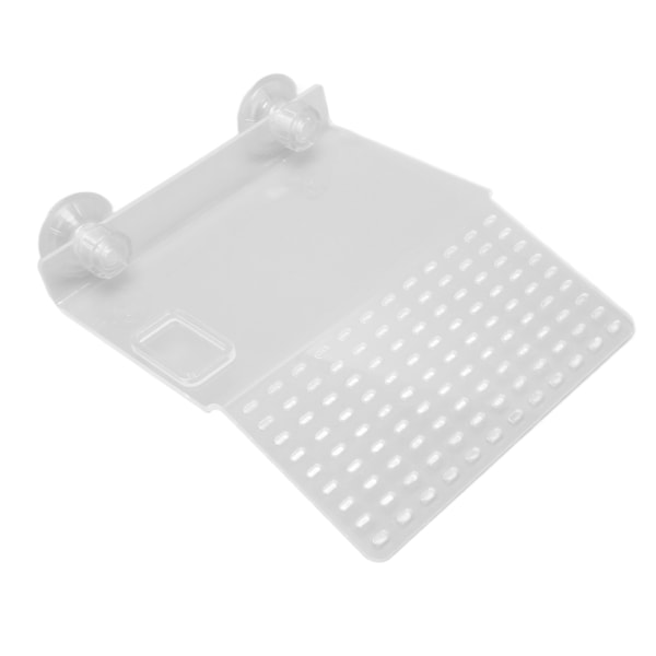Reptil solbadsplatform multifunktionel transparent akryl Turtle Dock solbadsplatform med 2 sugekopper L