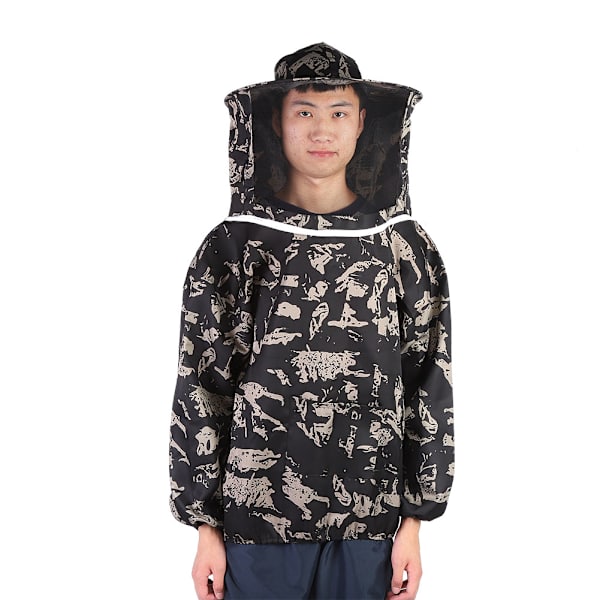 Beekeeping Supplies Beekeeping Protective Jacket Smock with Single Zipper Bee Suit Average Size