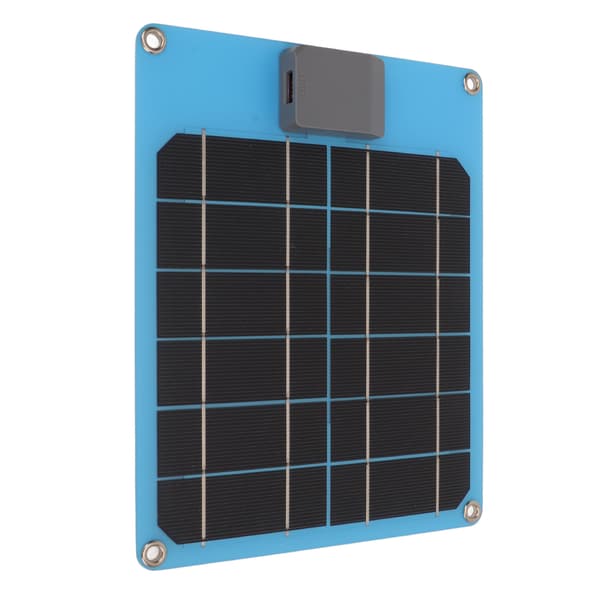 5W 5V Solpanel Monokrystallinsk Strømgeneratorpanel Batteriopladerkit til Bil Båd Trailer RV Blå
