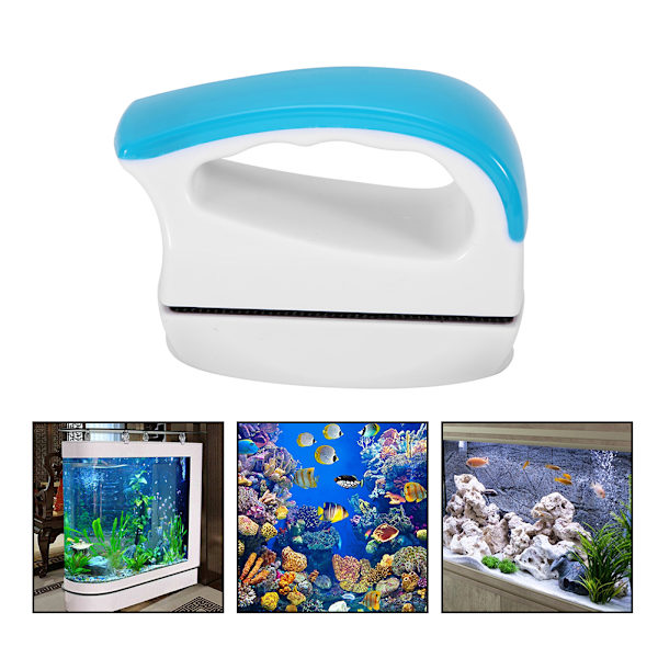 Akvariummagnetbørste Rengøringsmiddel Glasrenser Akvariumrengøringsværktøj 80x36x60mm