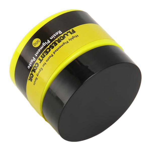 Epoksy Resin Pigment 50g Fluorescerende Farge Høy Metning Enkel Bruk Flytende Resin Fargestoff for Kunsthåndverk DIY Laging Fluorescerende Gul
