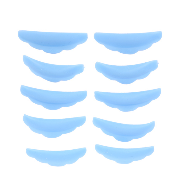 5 par silikon ögonfransar Perming Pad Ögonfransar Lift Pads Professionell ögonfransar Curler Tool