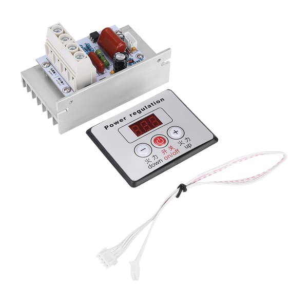 10000W SCR Digital Spenningsregulator Hastighetskontroll Dimmer Termostat AC 220V