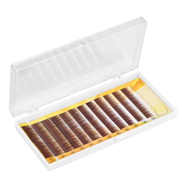 Blandad Mörkbrun False Eyebrow Extension Fake Eyebrow Enhancer Individuella ögonbryn 5-8 mm