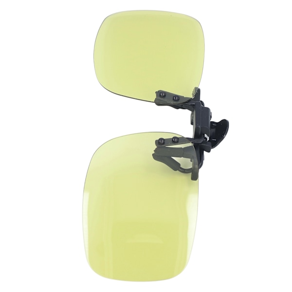 Polariserad Clip On Glasögon Dag Natt Duell Använd bärbara polariserade Clip On Solglasögon för fiske Jogging Mörkgrön