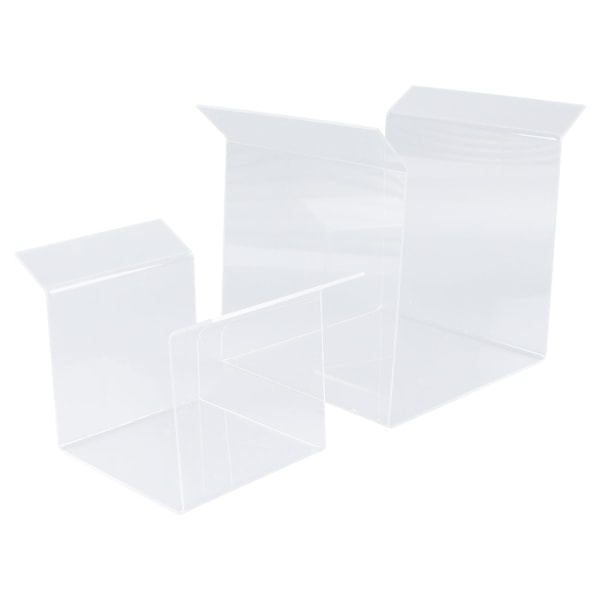 2st Zip Lock Väska Hållare Akryl Mat Förvaringsväska Stativ Hem Kök Baggy Rack Hållare