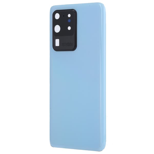 Replacement Mobile Phone Battery Cover Back Shell with Tools for Samsung S20 Ultra 5G Blue