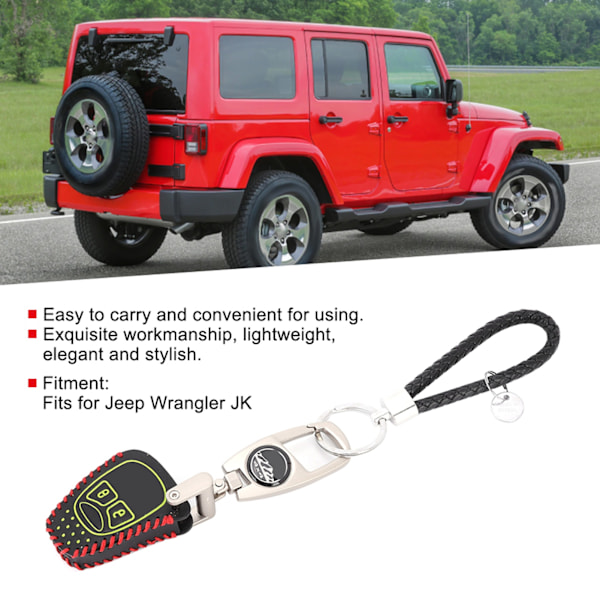Bärbar bilfjärrnyckelhållare Biltillbehör Passar till Jeep Wrangler JKGreen Pattern