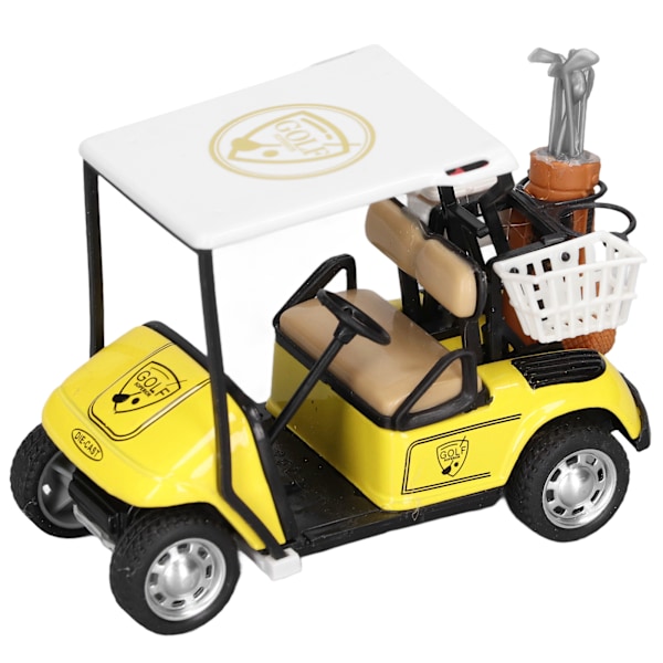 1:36 Alloy Action Cart Malli Simuloitu Vetotakaisin Auton Leikkikalu Koristeloma Lahja Lapsille Keltainen