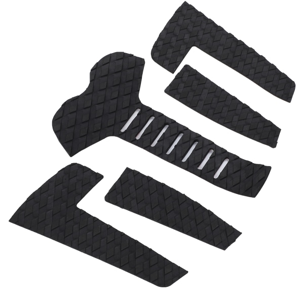 Surfbrede Trekkputer Surf Pads EVA Tail Deck Grip AntiSkli Surf Trekkpute (5 stk svart)