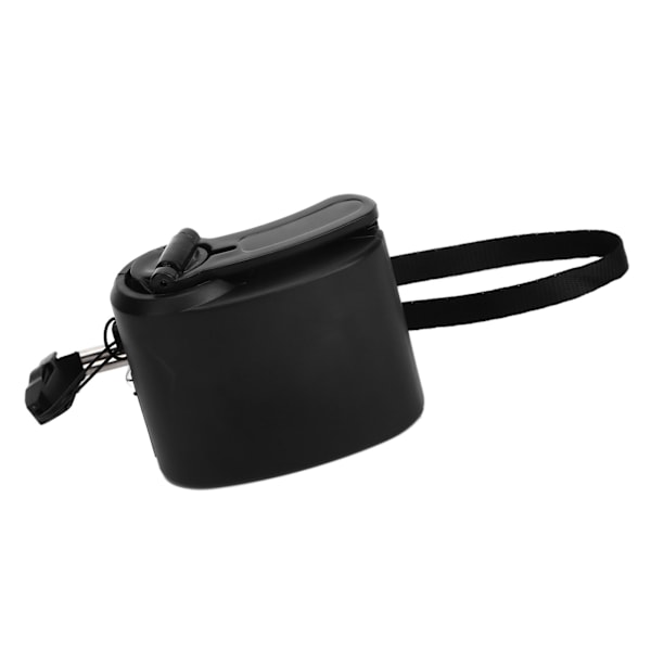 USB Handvev Telefonladdare Bärbar Hand Power USB Laddare för Outdoor Vandring Camping Svart