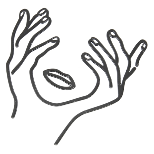 10 Set Ansiktskakdekorationer för Dam Abstrakt Minimalistisk DIY Ansiktslinjer Kaktoppar för Födelsedagstårta Bröllopsfest