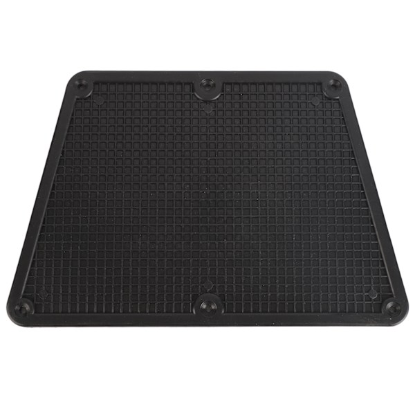 Plast hækplade til påhængsmotor Plate Pad til oppustelig båd Yacht Kajak Kano Fiskebåd Sort