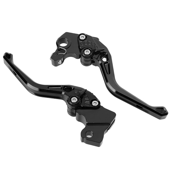 Par Motorcycle Brems- og Koblingsgreb Justerbar Aluminium Legering Udskiftning til DUCATI Multistrada 950 2017‑2018 Sort