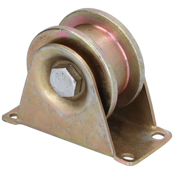 60 mm HType Groove Wheel Heavy Duty vajerskena med 2,5 mm fäste för lyftutrustning