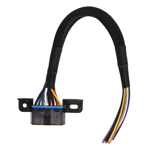 OBD2 hun til åbningskabel 16PIN Slidstærk Robust, slidstærk Dash Port Pigtail fast kabelnet til bil