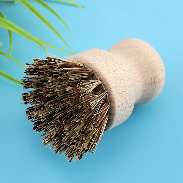 Puu Sisal Silk Pot Astianpesubrush Kasvipohjainen Luonnollinen ja Ympäristöystävällinen Harja