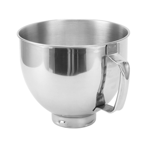 304 ruostumattomasta teräksestä valmistettu sekoituskulhon vaihto, kahvalla, Cassic 4.5Q:lle ja Artisan 5QT:lle