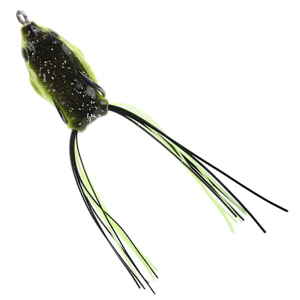 Keinotekoinen käärmeenpääkala -syötti, luonnonmukainen pehmeä Frog Lure -uistin koukulla ja pyrstöllä2#
