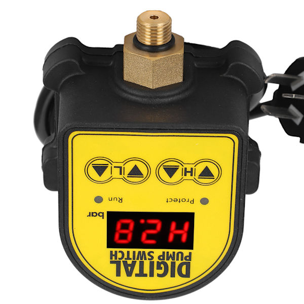 Digital automatisk elektronisk tryckkontrollomkopplare för duschförstärkningsvattenpump AU 220V