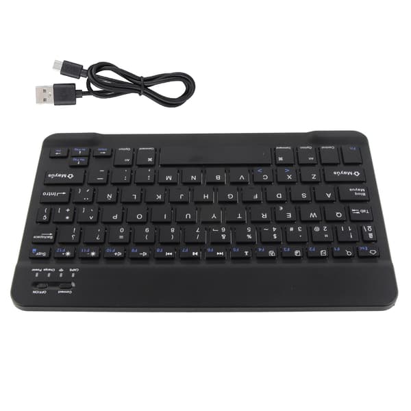 Bærbart Bluetooth-tastatur med pekeplate - Kompatibelt med iOS/Android