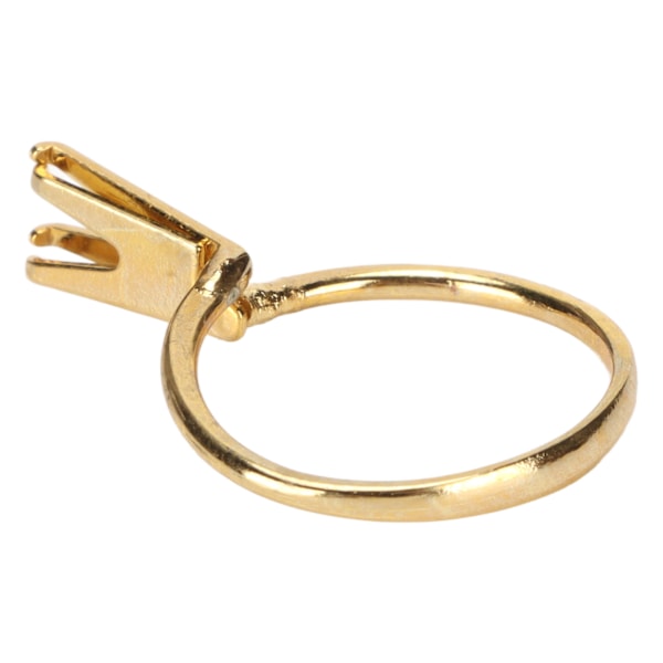 Ring Blank Support 4 Claw Form Visuellt stål Ring Spring Prong Tool för juvelerare Guld