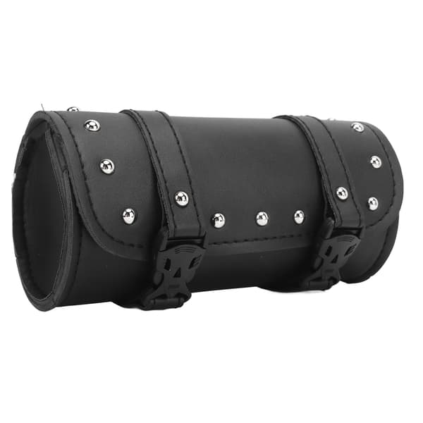1st Motorcycle Tool Bag Black 2-Strap Buckle Closure Tool Waterproof Durable Multifunctional for Motorcycle Electric Car