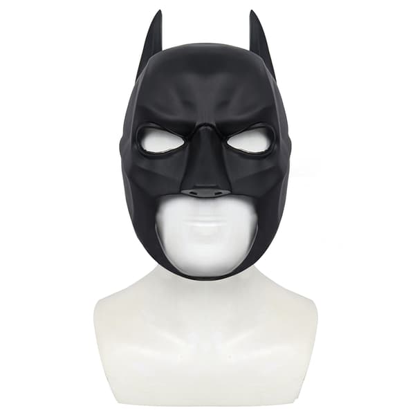 Dark Knight Rises svart Batman-mask Halloween-maske Short