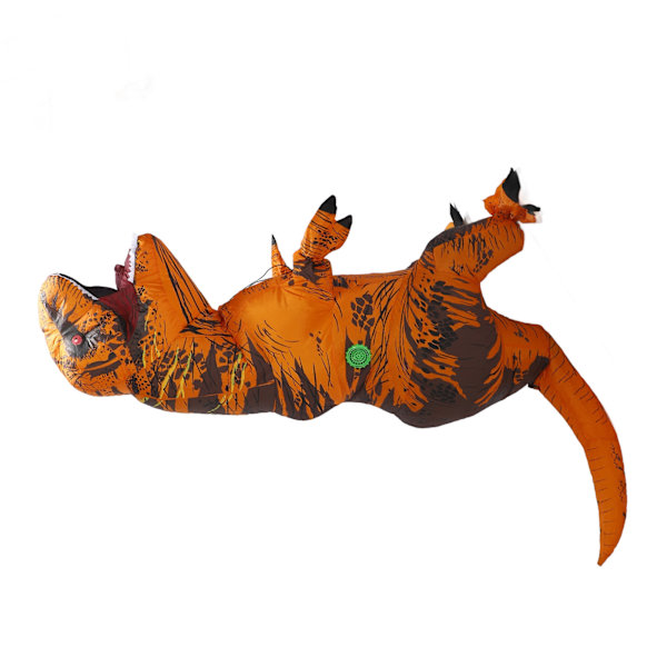 Dinosauruspuku T Rex Ilmapallo Dinosauruspuku Halloween Cosplay Party Joulu Lapsi 120‑140cm Ruskea