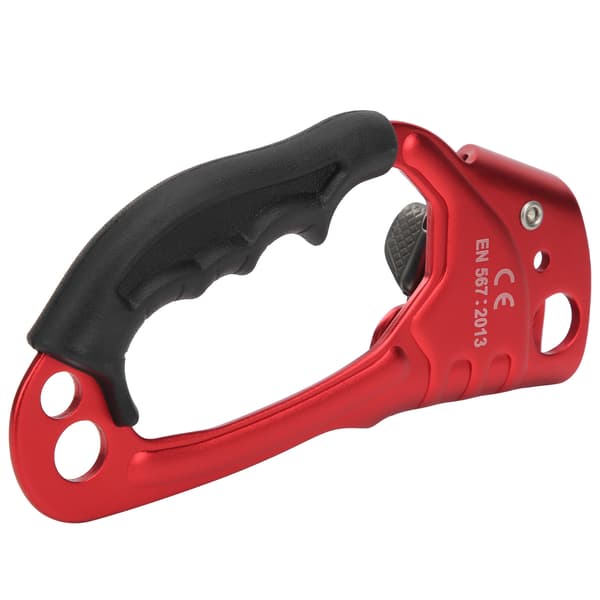 Klättring Ascender Rock Rappelling Höger Riser Arborist Gear Rope Clamp for Aloft Work Engineering CavingRed