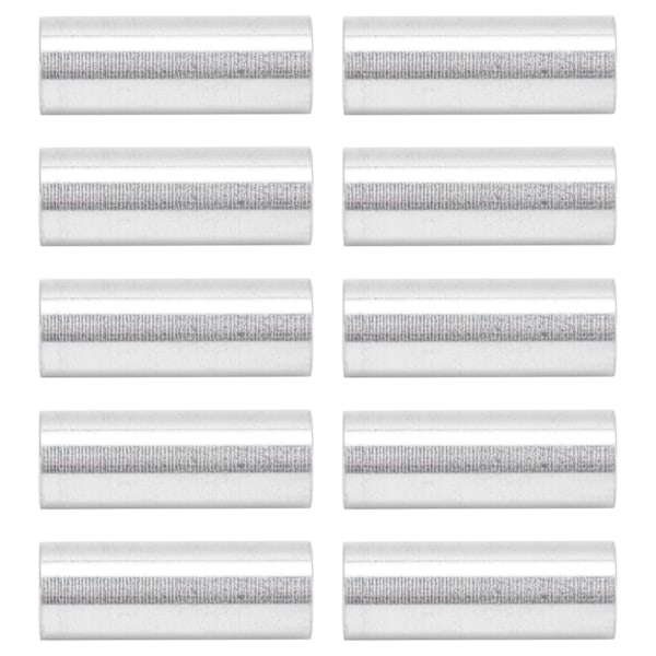 10 st Rund distanshållare aluminiumlegering ogängad fristående stödbeslag 6 mm Ytterdiameter Lång 16,5 mm