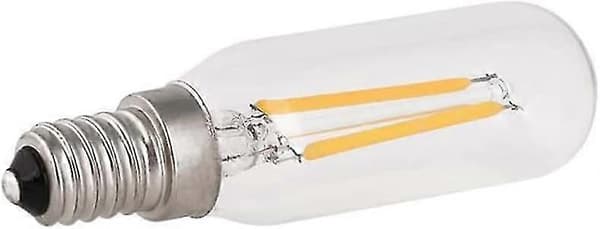2 stk 4W SES LED-pære til emhætte E14, kold hvid 6000K T25, 40W