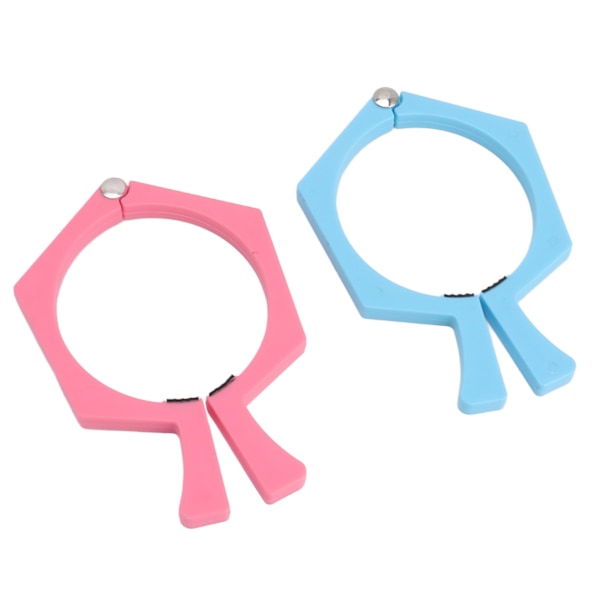 2 stk. sublimeringskopklemme ABS skridsikker tumblersomslagsklemme til sublimeringspapiersglas i rosa og blå