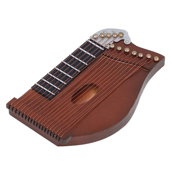 Guzheng model træ miniatyr Guzheng musikinstrument model display til hjemmet