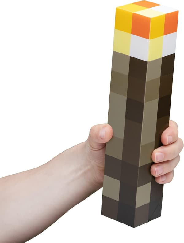 Minecraft Taskulamppu 2 valotilaa 2 käyttötilaa Paristokäyttöinen[LD]