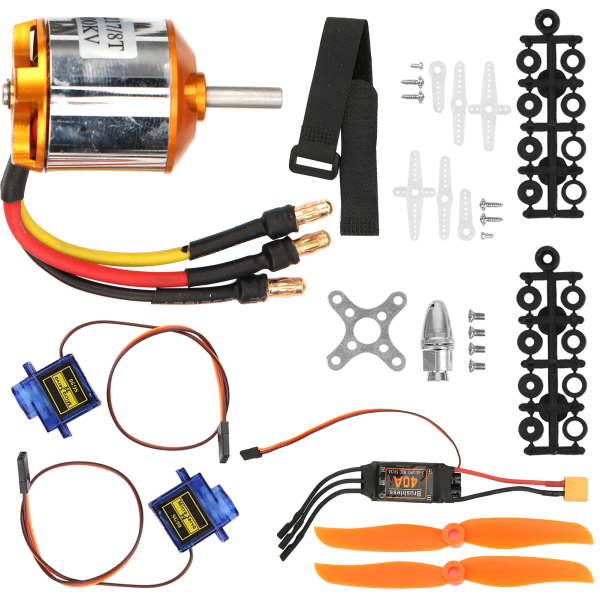 2217 KV1100 Motor 1060 Propel 9G Servo 40A XT60 ESC Kit til Fjernbetjening Helikopter